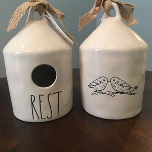 Rae Dunn REST birdhouse